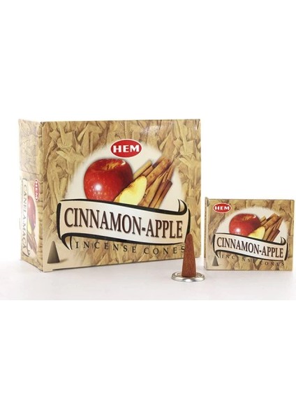 Cinnamon Apple Aromalı Konik Tütsü