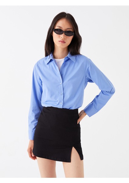 Yeni Sezon Kadın Beli Fermuarlı Düz Jean Etek modelleri