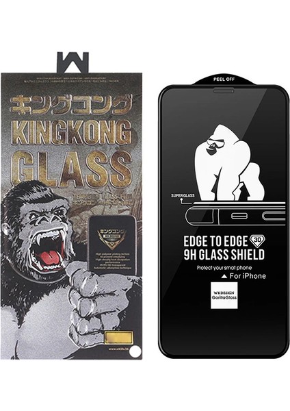 Wk Iphone 12 Mini 5.4 Kingkong Curved Tempered Cam Ekran KORUYUCU-(5775) - A476H682-M19476