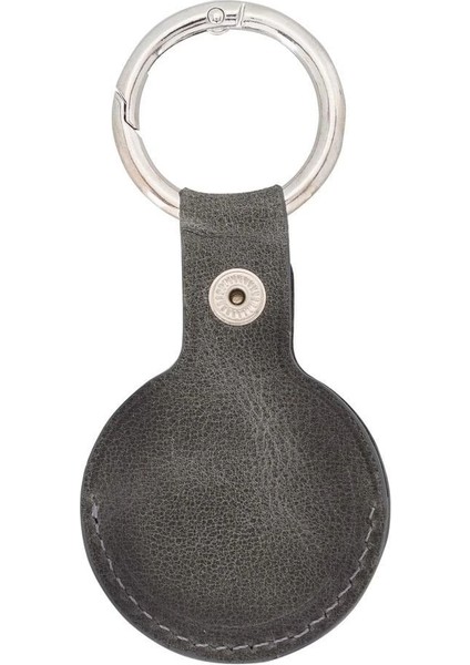 Apple Airtag Uyumlu Deri Anahtarlık, TN18EF Gri fırsatları