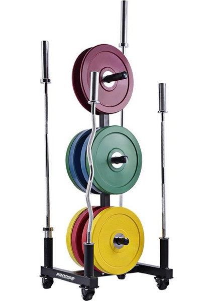 Olimpik Ağırlık Flanş Plaka ve Bar Depolama Standı