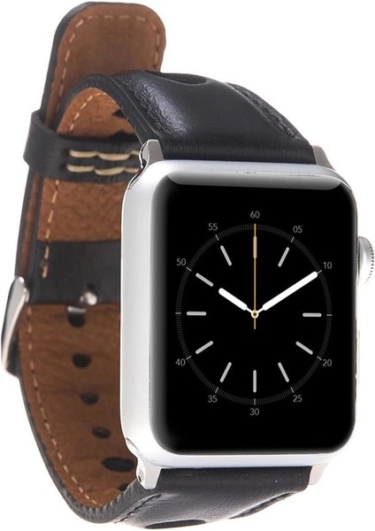 Apple Watch Uyumlu Deri Kordon 42-44-45MM Ark Rst1