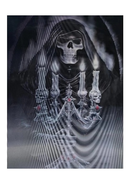 5d Elmas Boyama 3 Farklı Resim Değişenli Halloween Iskelet Tablosu fiyatları