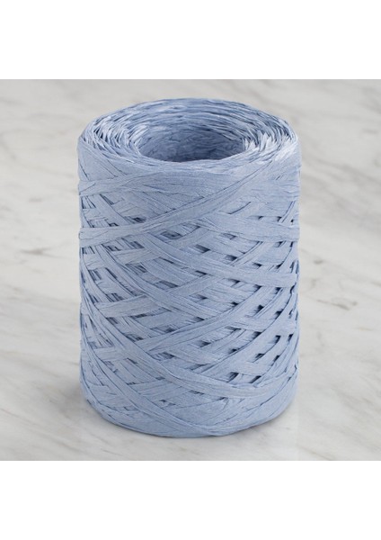 Loren Natural Raffia 90 gr Buz Mavi Kağıt Ip - 26