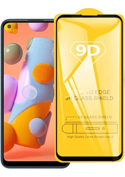 Ally Galaxy M11 9d Full Glue Tempered Cam Ekran KORUYUCU-(5775) - A540H007-M66540