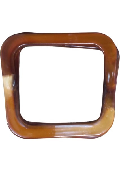 Çanta Sapı Kare Kahverengi 11 cm