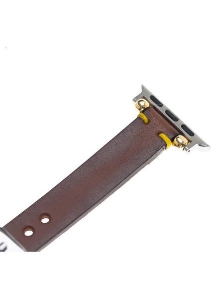 Apple Watch Uyumlu Deri Kordon 38-40-41MM Slim Srç RST2E fırsatları