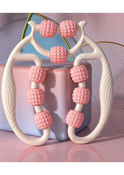 Selülit Masaj Aleti 9 Tekerlekli Lenf Drenaj Rulosu