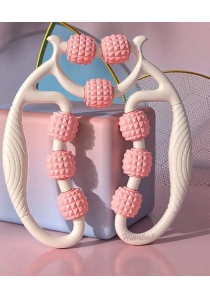 Selülit Masaj Aleti 9 Tekerlekli Lenf Drenaj Rulosu indirimleri