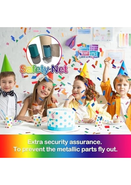 Parti Için Konfeti, Doğum Günü ve Özel Günler Konfetisi, Rengarenk Karnaval Konfeti 30 cm (Karışık Renkli) modelleri