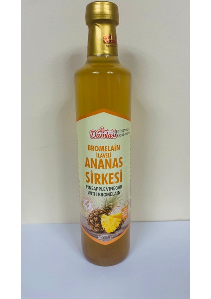 Bromelain Ilaveli Ananas Sirkesi 500ML