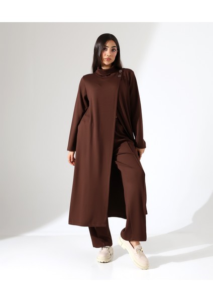 Kadın Yumuşak Modal Asimetrik Boğazlı Büyük Beden Takım fırsatları