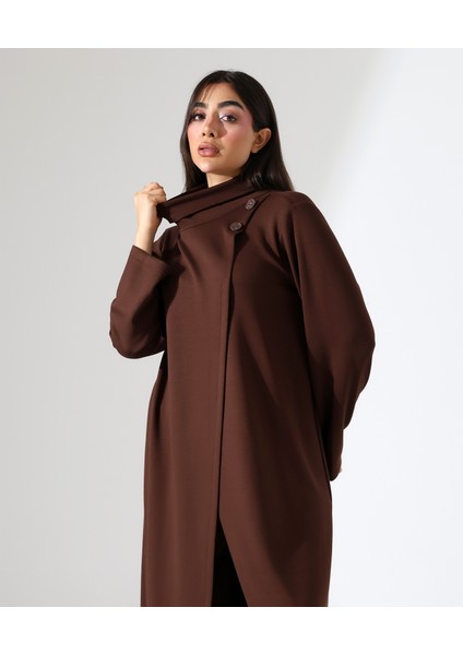 Kadın Yumuşak Modal Asimetrik Boğazlı Büyük Beden Takım