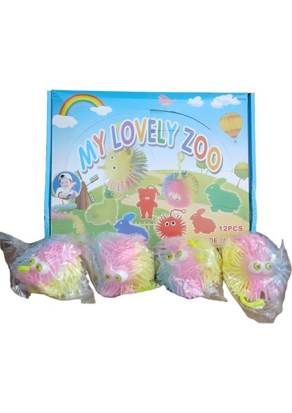 Işıklı Dikenli Elastik Top