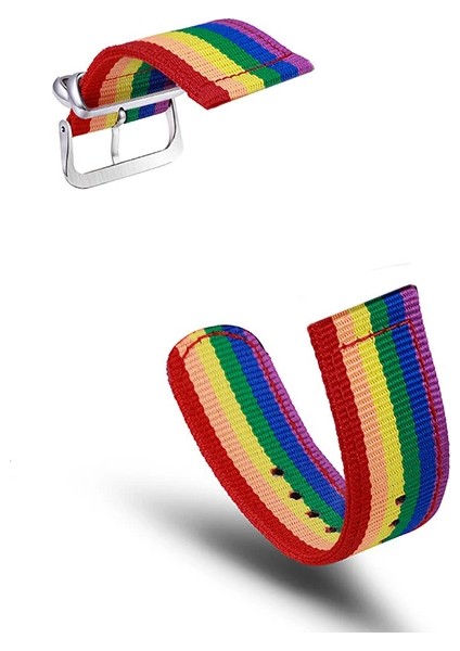 22MM Gear S3 Watch 4 -Gt2 GT2E 46MM Kayış Kordon Nylon Watch 3 45MM-(5775) - A577H610-M77577 indirimleri