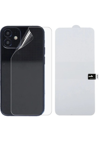 Iphone 12 6.1 Membran Nano Hidrojel Film Arka Koruyucu Hayalet Arka KORUYUCU-(5775) - A737H936-M64 fırsatları