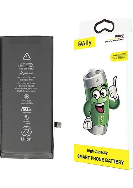 Ally iPhone Xr 2942MAH Pil BATARYA-(5775) - A763H597-M66763
