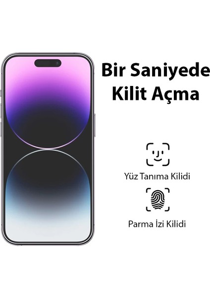 Ally iPhone 15 Pro Max Full Hd Tempered Kırılmaz Cam Ekran KORUYUCU-(5775) - A320H465-M82320 modelleri