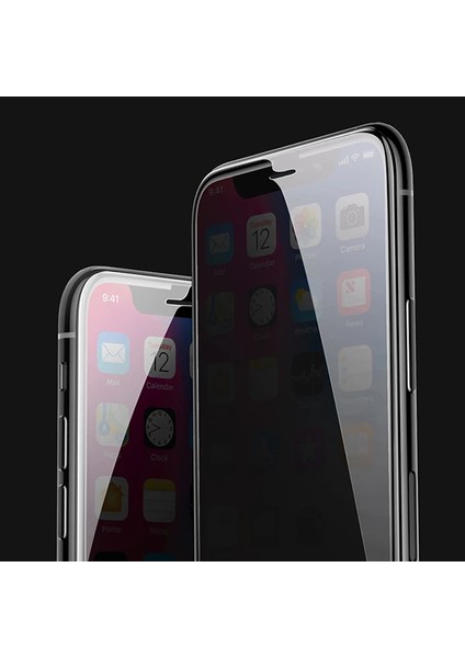 Baseus Iphone 11 Pro Max- Xs Max 3D Anti-Peep Privacy Gizlilik Cam Ekran Koruyucu-( - A397H607-M57 fiyatları