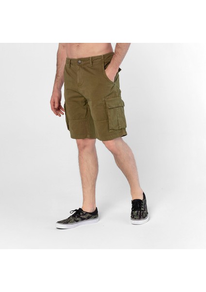 Erkek Kargo Şort Clints Haki