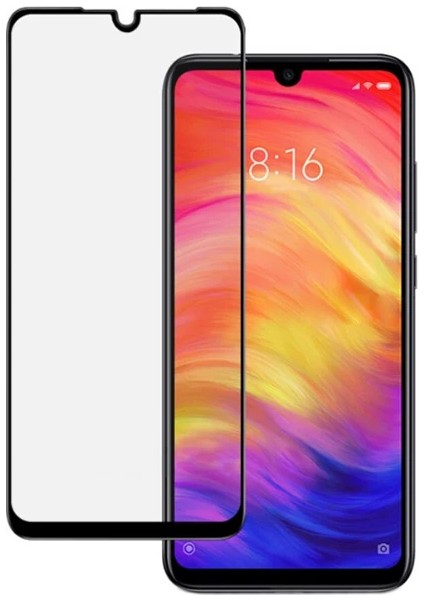 Xiaomi Redmi Note 7 Full Glue Tempered Full Cam Ekran KORUYUCU-(5775) - A858H875-M06858 fiyatları