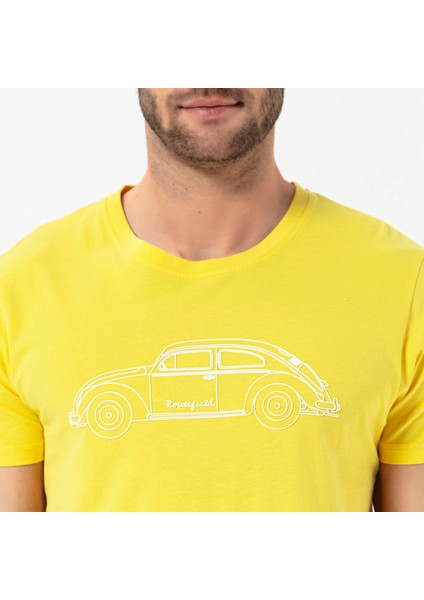 Truth Erkek Sarı Tişört