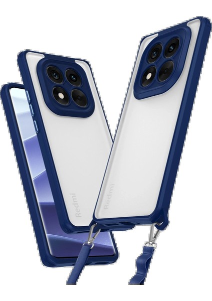 CPT16 Xiaomi Redmi Note 14 Pro 5g Kılıf Penta Silikon Kılıf - Lacivert