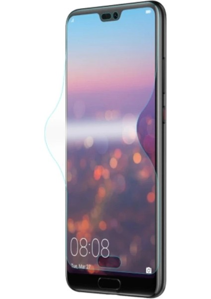 Huawei P20 3D Nano Tpu Şeffaf Full Ekran KORUYUCU-(5775) - A938H715-M98938