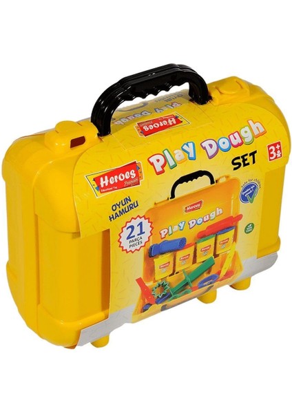 ERN-597 Heroes Premium Çantalı Oyun Hamuru Seti modelleri