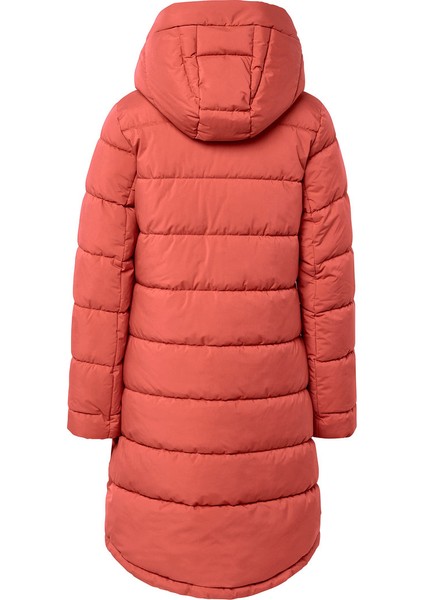 Kadın Kapitone Mont, Kapüşonlu, Turuncu fiyatları