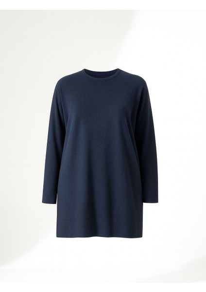 Kadın Yün Viskon Büyük Beden Tunik