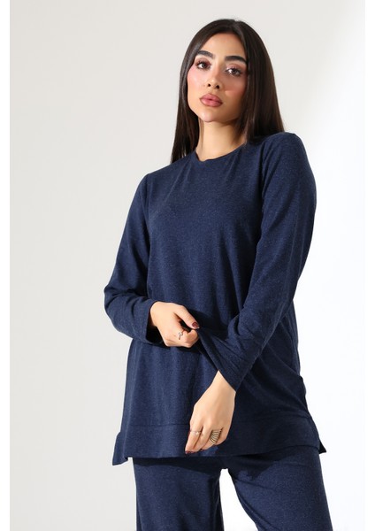 Kadın Yün Viskon Büyük Beden Tunik