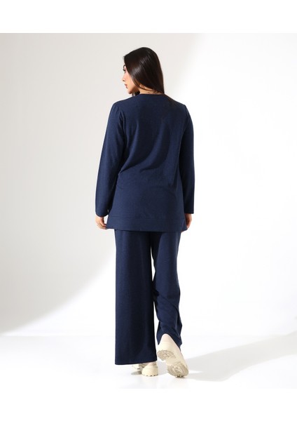 Kadın Yün Viskon Büyük Beden Tunik