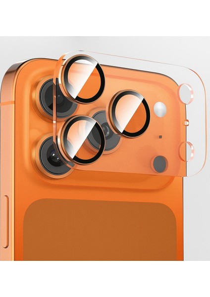 Apple iPhone 17 Pro Uyumlu Tam Kaplayan Kamera Lens