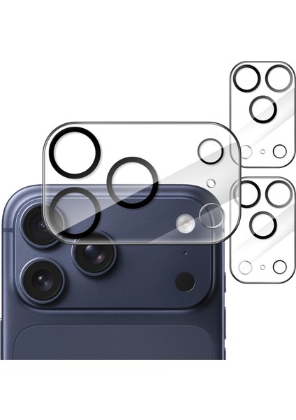 Apple iPhone 17 Pro Uyumlu Tam Kaplayan Kamera Lens
