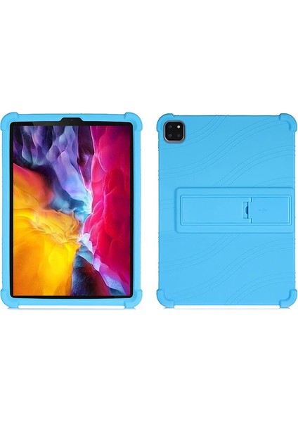 Ally iPad Air 10.9 Inç Standlı Silikon Kılıf 20202022-(5775) - A681H015-M02681 modelleri