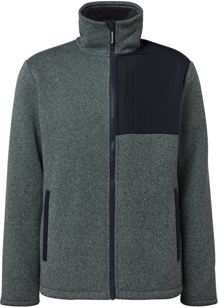 Erkek Termal Örgü Polar Ceket, Adaçayı