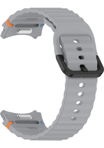 Samsung Galaxy Watch7 44MM/40MM/WATCH Fe 40MM/WATCH6 40MM/44MM Yedek Bant Silikon Saat Kayışı-Gri (Yurt Dışından) fırsatları