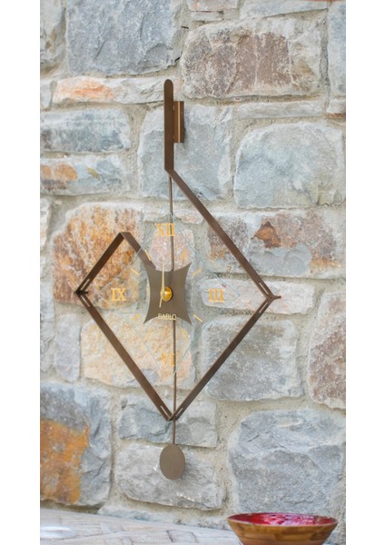 Eksen Bronz Klasik | Bablo Premium Duvar Saatleri