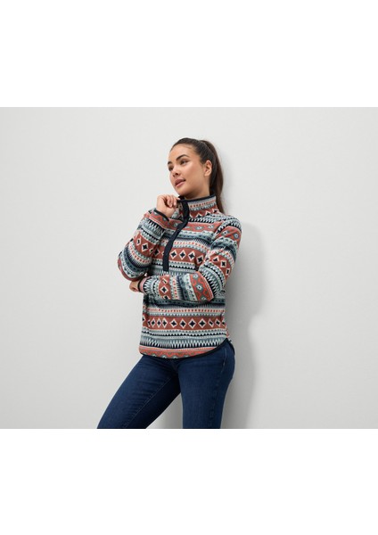 Kadın Polar Kazak, Tamamı Baskılı modelleri