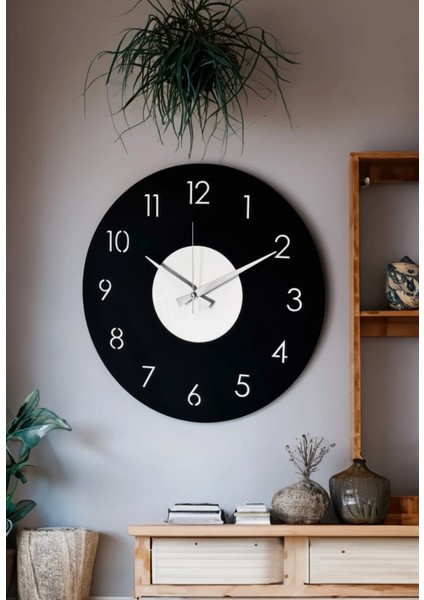 Modern Ahşap Duvar Saati Sağlam **çok Şık** ve Birarada..no:61 modelleri