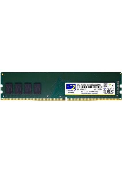 Twınmos 8gb 3200MHZ Ddr4 MDD48GB3200D Pc Ram