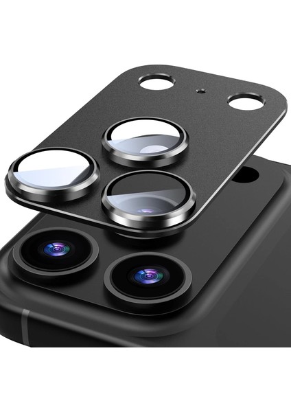Apple iPhone 17 Pro Max Uyumlu Tam Kaplayan Kamera Lens