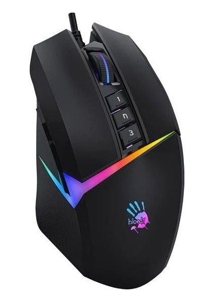 A4 Tech Bloody W60 Max USB Siyah Rgb 10KCPI Mouse