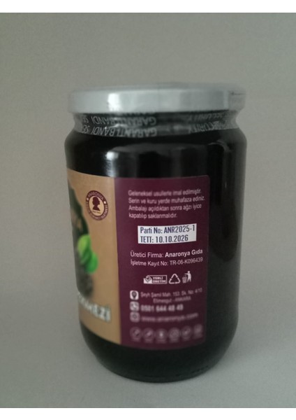 Aronya Pekmezi -720 Cl-Geleneksel Yöntemle Yapılmış fiyatları