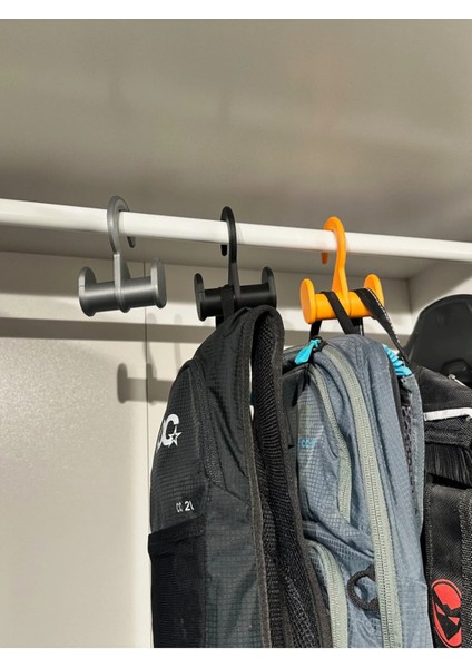 Çanta Askısı Dolap Düzenleyici Organizer Eşarp Kravat Şal Çanta Askılık Aparatı