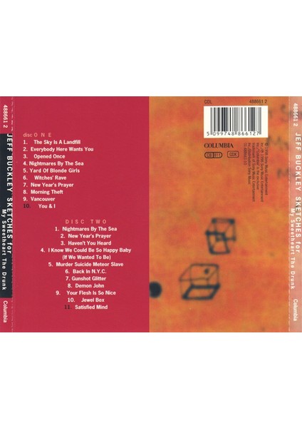Jeff Buckley – Sketches For My Sweetheart The Drunk - CD fiyatları
