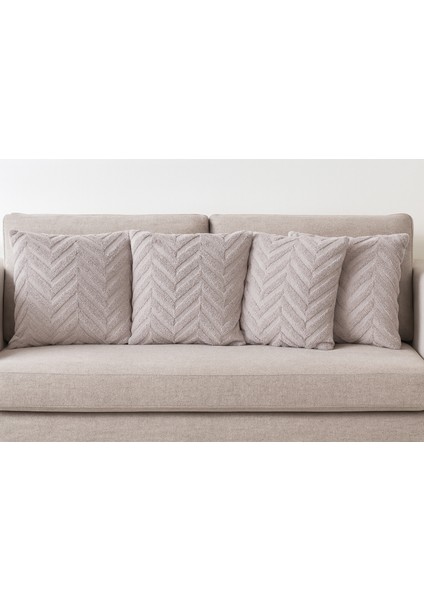 4’lü Çift Taraflı Fermuarlı Punch Kırlent Kılıfı 43X43 cm – Yumuşak Dokulu, Şık Tasarım modelleri