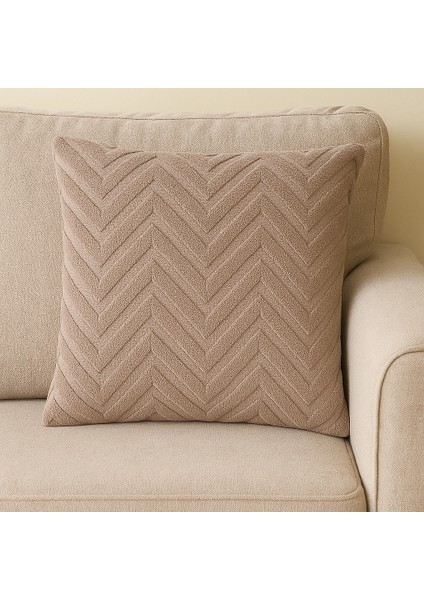 4’lü Çift Taraflı Fermuarlı Punch Kırlent Kılıfı 43X43 cm – Yumuşak Dokulu, Şık Tasarım