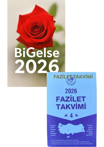 Bigelse 2026 Hayat Rehberimiz Fazilet Blok Takvimi 7 Bölge Yurtiçi